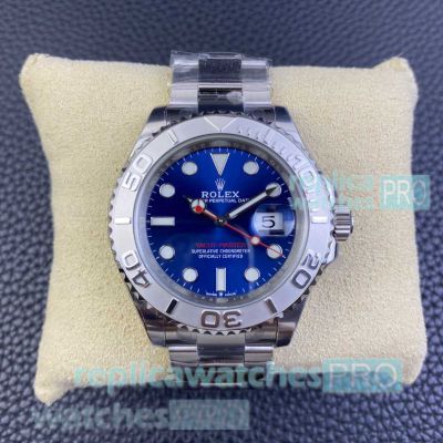 Clean Factory 1-1 Replica Rolex Yacht-Master CF 3235 Blue 904L Steel Watch for Men